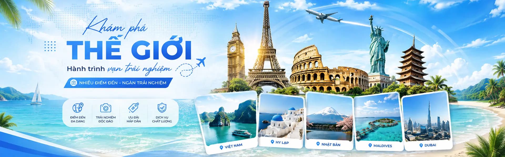 Khám phá thế giới - hành trình vạn trải nghiệm